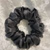 Ανθρακί Σατέν Scrunchies