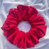 Κόκκινο Μακό Scrunchies