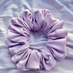 Μωβ Λιλά Μακό Scrunchies