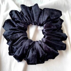 Μαύρο Βελουτέ Scrunchies