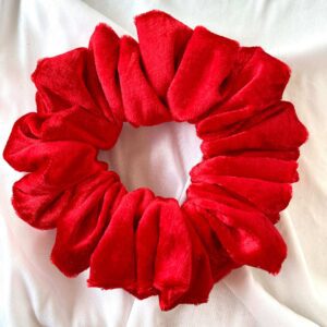 Κόκκινο Βελουτέ Scrunchies