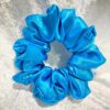 Τυρκουάζ Σατέν Scrunchies