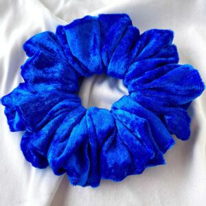 Μπλε Ρουα Βελουτέ Scrunchies