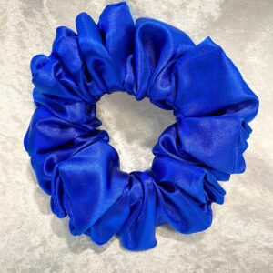 Μπλε Ρουά Σατέν  Scrunchies