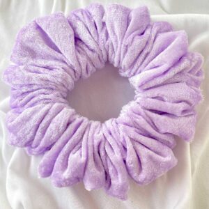 Λιλά Βελουτέ Scrunchies