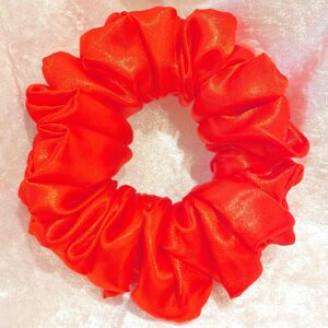 Κόκκινο Σατέν Scrunchies