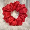 Μπορντό Σατέν Scrunchies