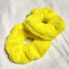 Γούνινο Χουχουλιάρικο Κίτρινο Super Soft Scrunchies