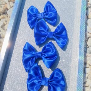 Σατέν Μπλε ρουα Μονός Φιόγκος 🎀