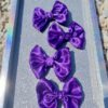 Σατέν Μωβ Μονός Φιόγκος 🎀
