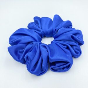 Μπλε Ρουα Σατινέ Scrunchies