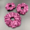 Δερματίνη Ματζέντα Scrunchies