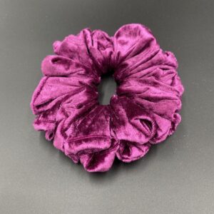 Ματζέντα  Βελουτέ Scrunchies