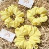 Κίτρινο Παστέλ Scrunchies