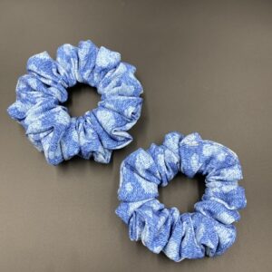 Λεοπάρ Μπλε  Scrunchies