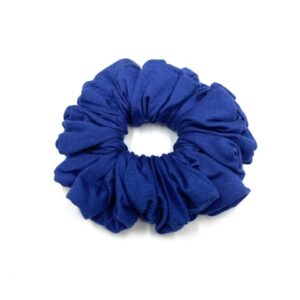 Μπλε Σκούρο Μακό Scrunchies