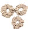 Μπεζ Μακό Scrunchies