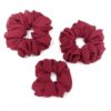Μπορντό Scrunchies